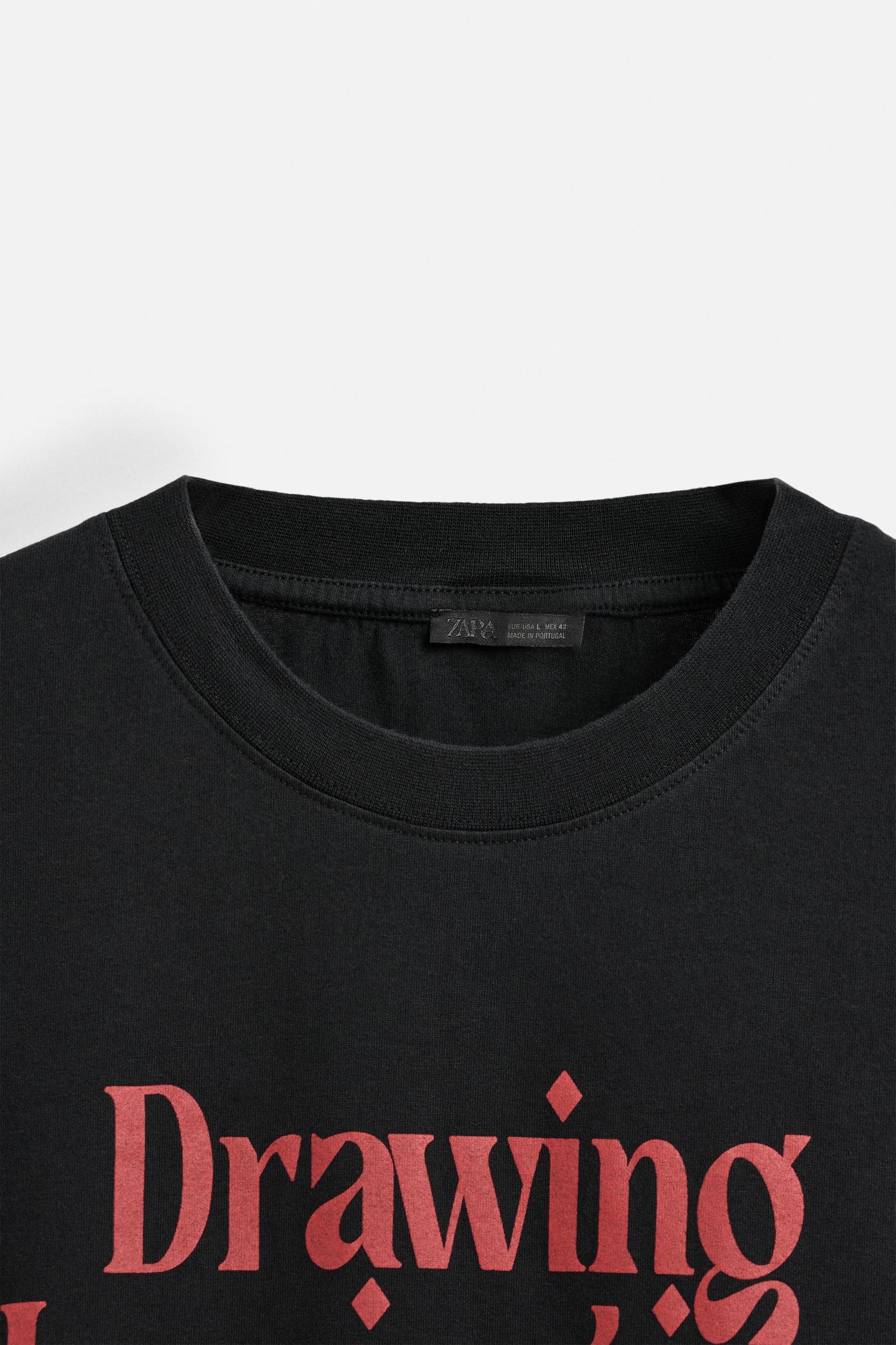 WASHED PRINT T-SHIRT Product Image