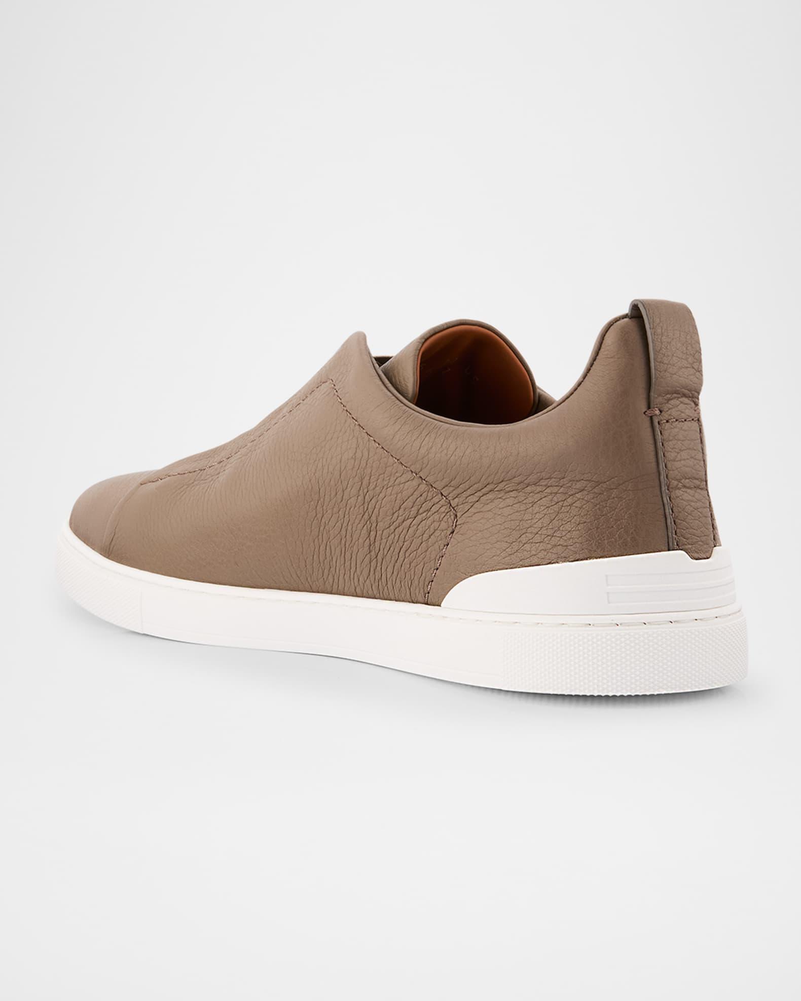 Mens Deerskin Triple Stitch Sneakers Product Image