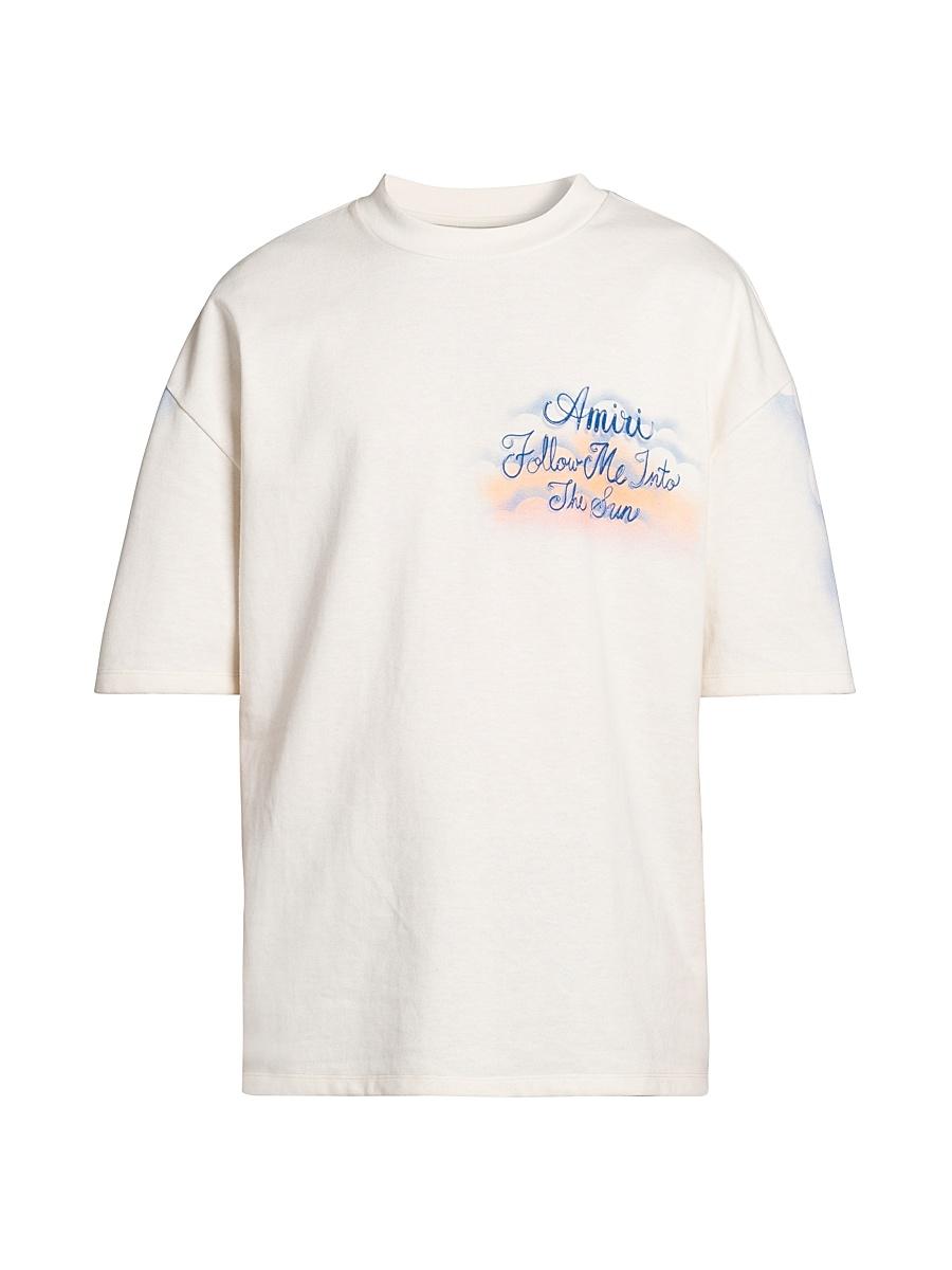 Mens Follow Me Cotton Oversized Crewneck T-Shirt Product Image