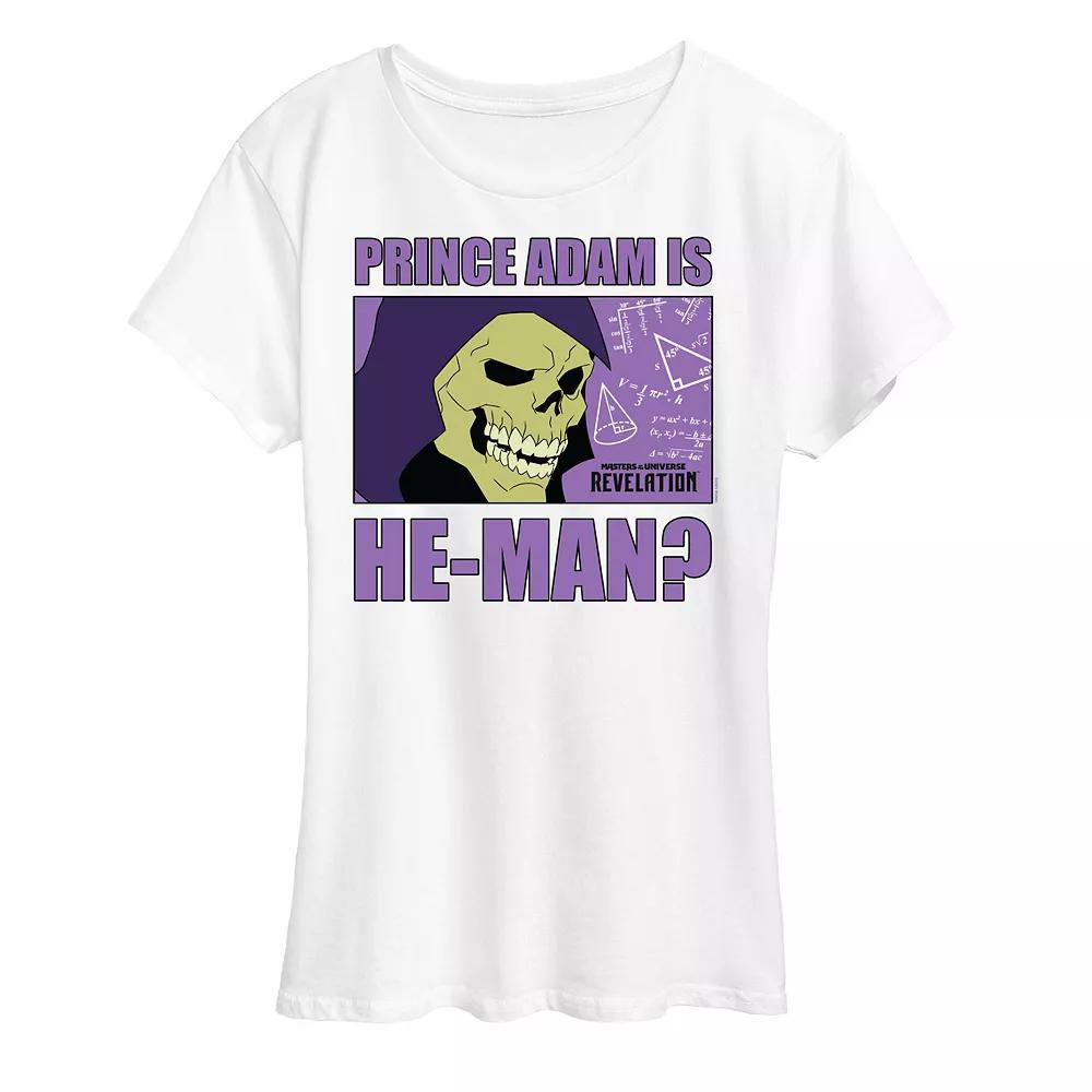 Women's Masters of the Universe Prince Adam Graphic Tee,  Product Image