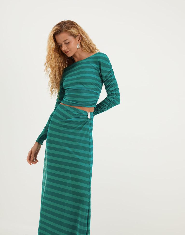 Mira Long Sleeve Top - Harmonie Yacht Product Image