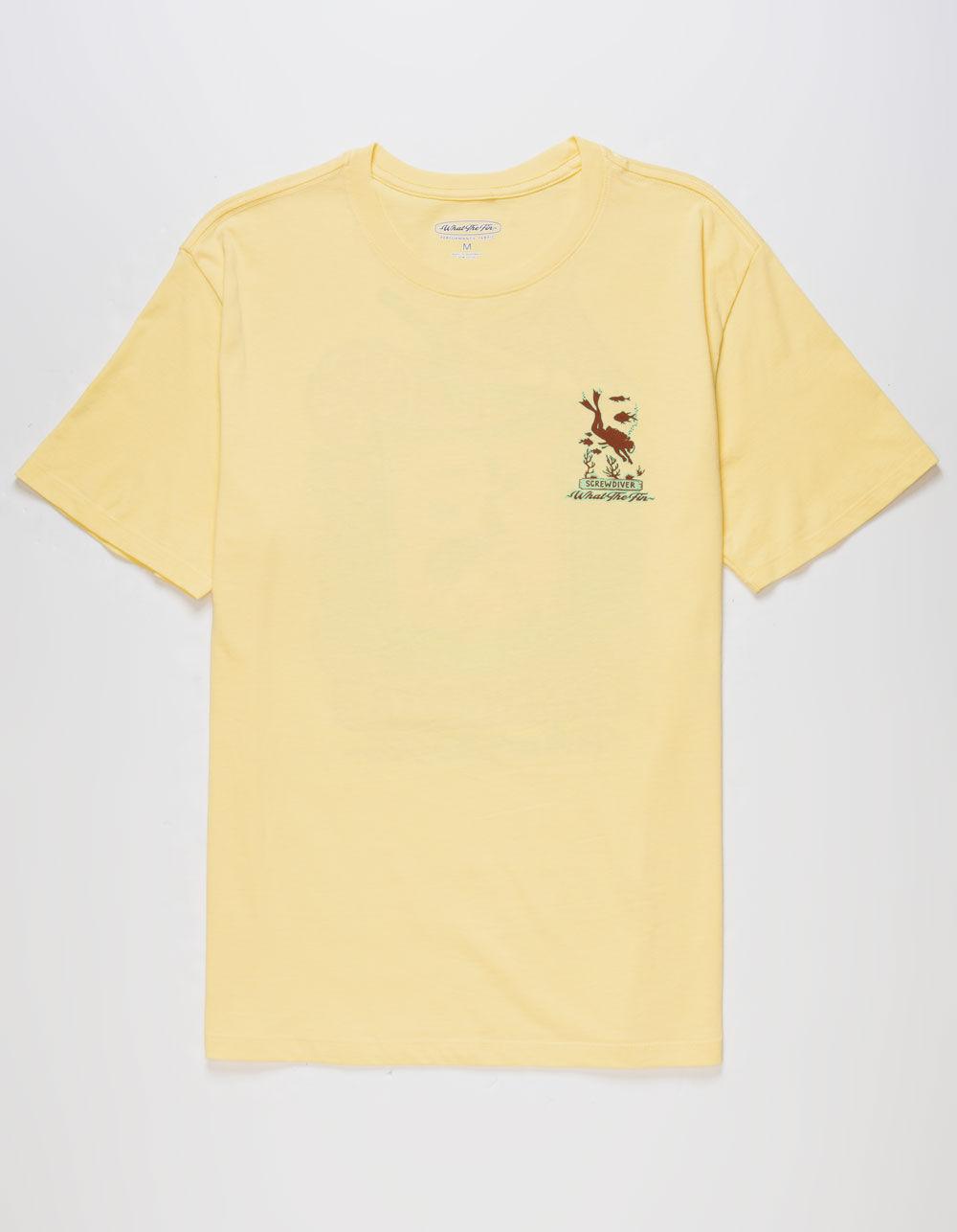 WHAT THE FIN Screwdriver Mens Tee - BUTTER Product Image