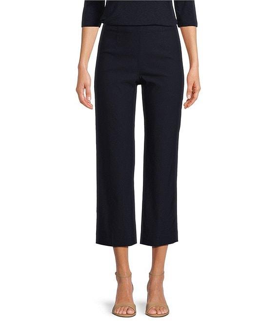 NIC + ZOE Polished Wonder Stretch Wide Leg Cropped Pants Product Image