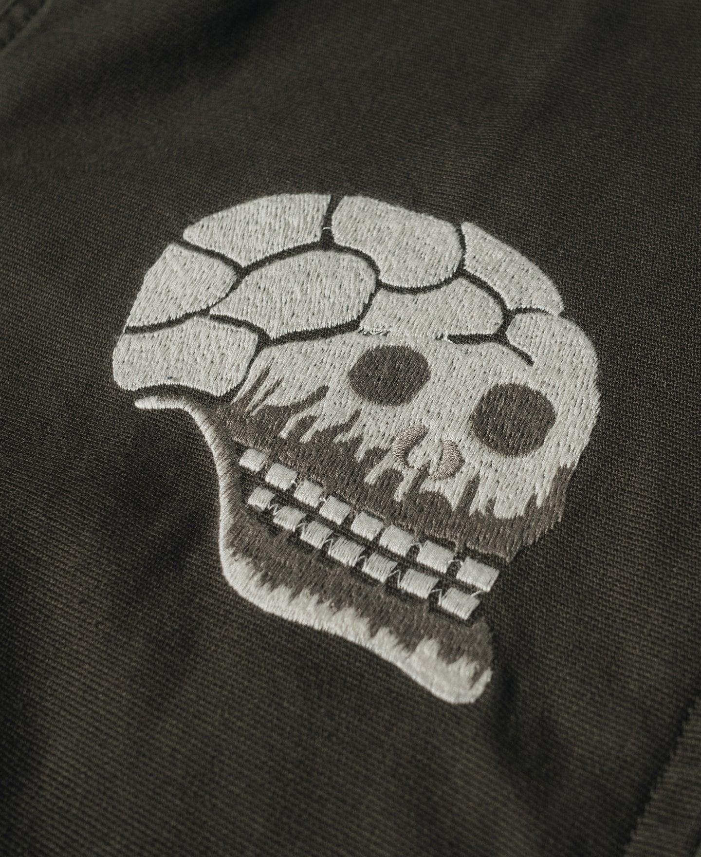 Skull Embroidery Vietnam Souvenir Jacket Product Image