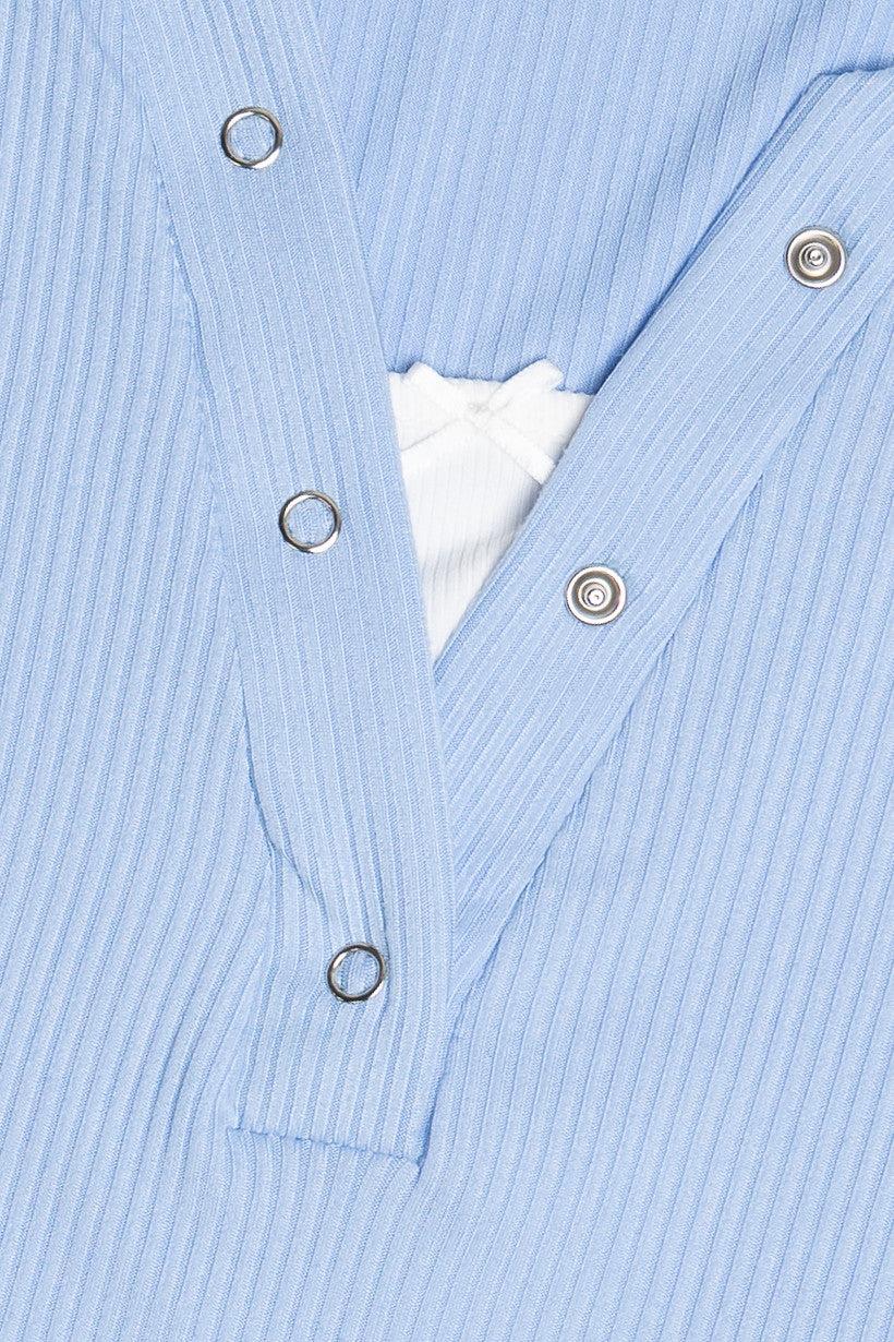 Layered Look Long Sleeve Top Product Image