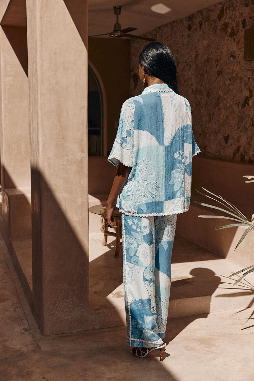 Kelia Top - Vaso Blu Product Image