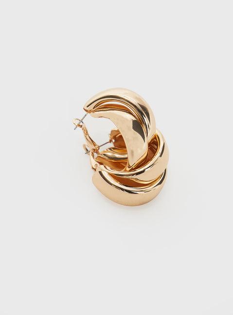 Zaveri Earrings Gold Product Image