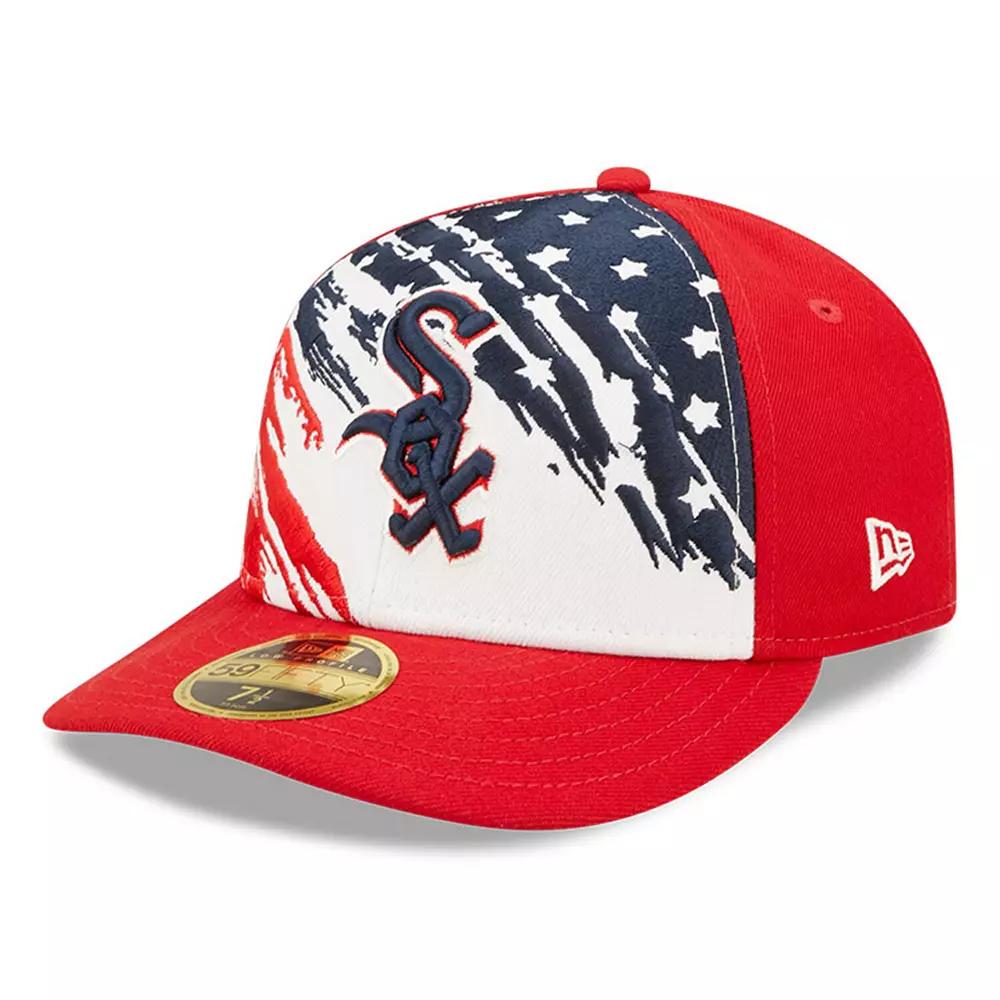 Men's New Era Red Chicago White Sox 2022 4th of July Low Profile 59FIFTY Fitted Hat,  Product Image