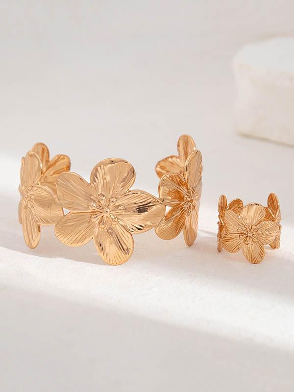 Flower Shape Geometric Bracelet Accessories Rings Accessories Product Image