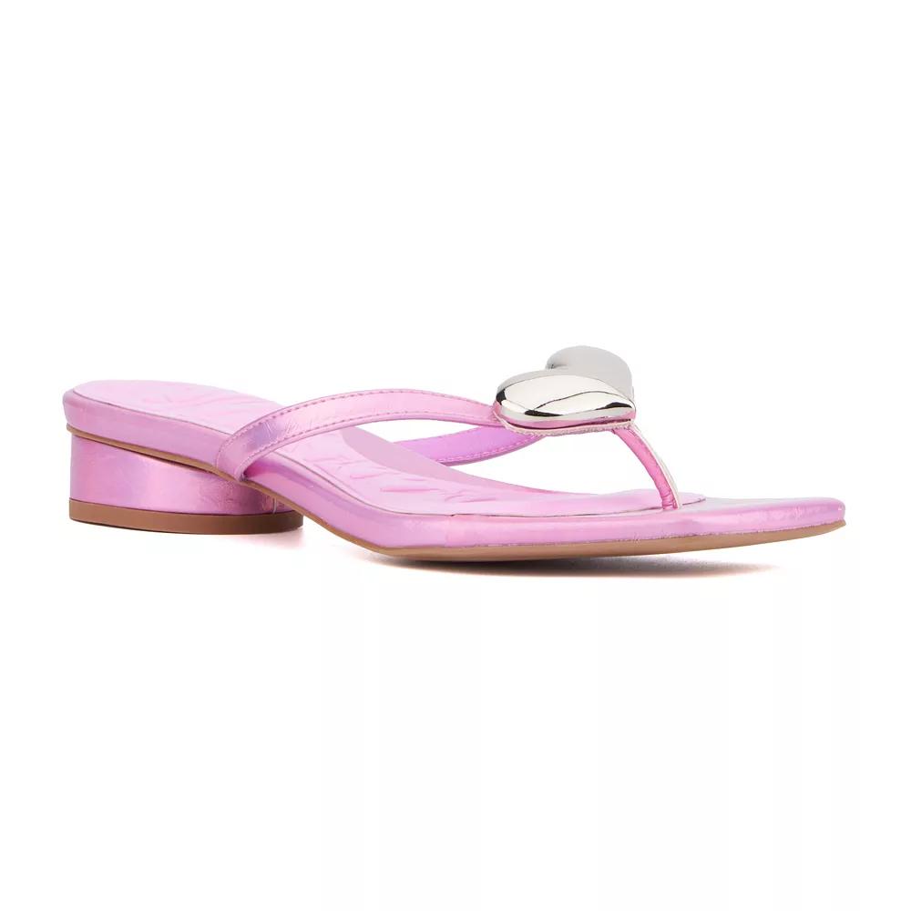 Olivia Miller Women's Love Buzz Flat Sandals,  Product Image