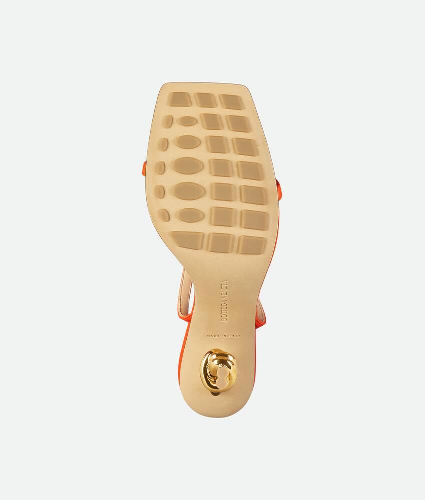Women's Knot Sandal in New orange Product Image