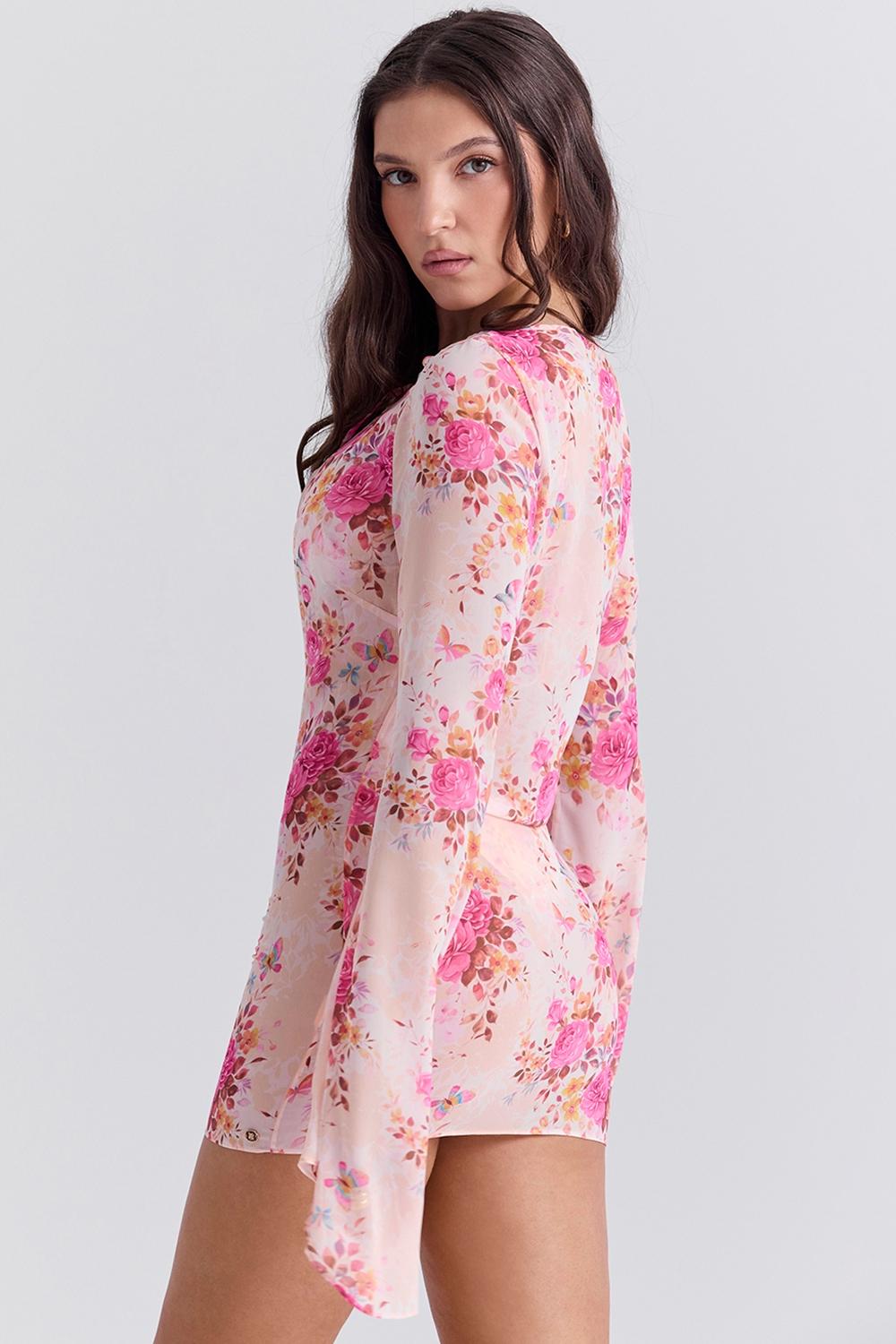 Oceana  floral print beach cover up Product Image