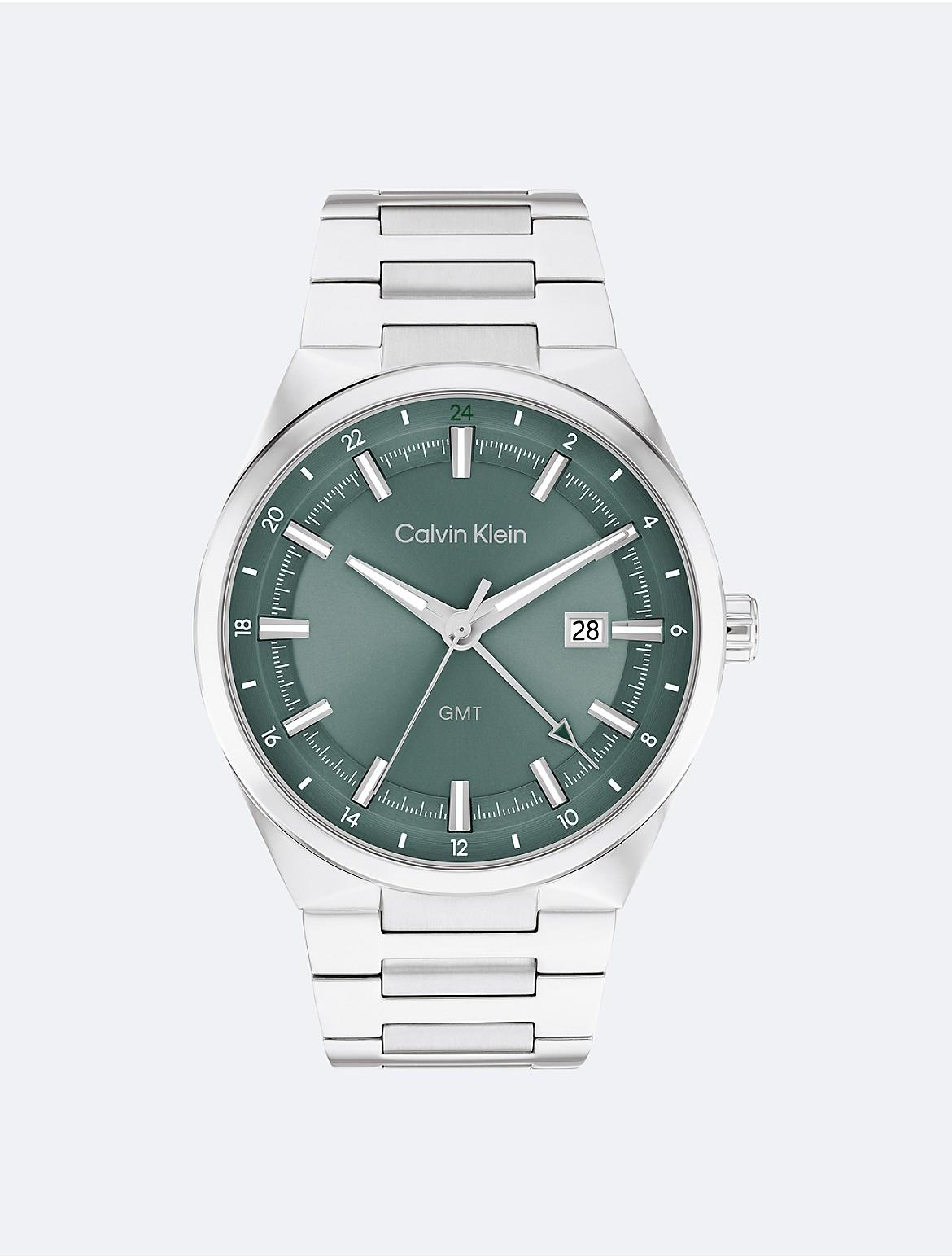 Calvin Klein Mens Architectural Multifunction Watch - Metallic Product Image