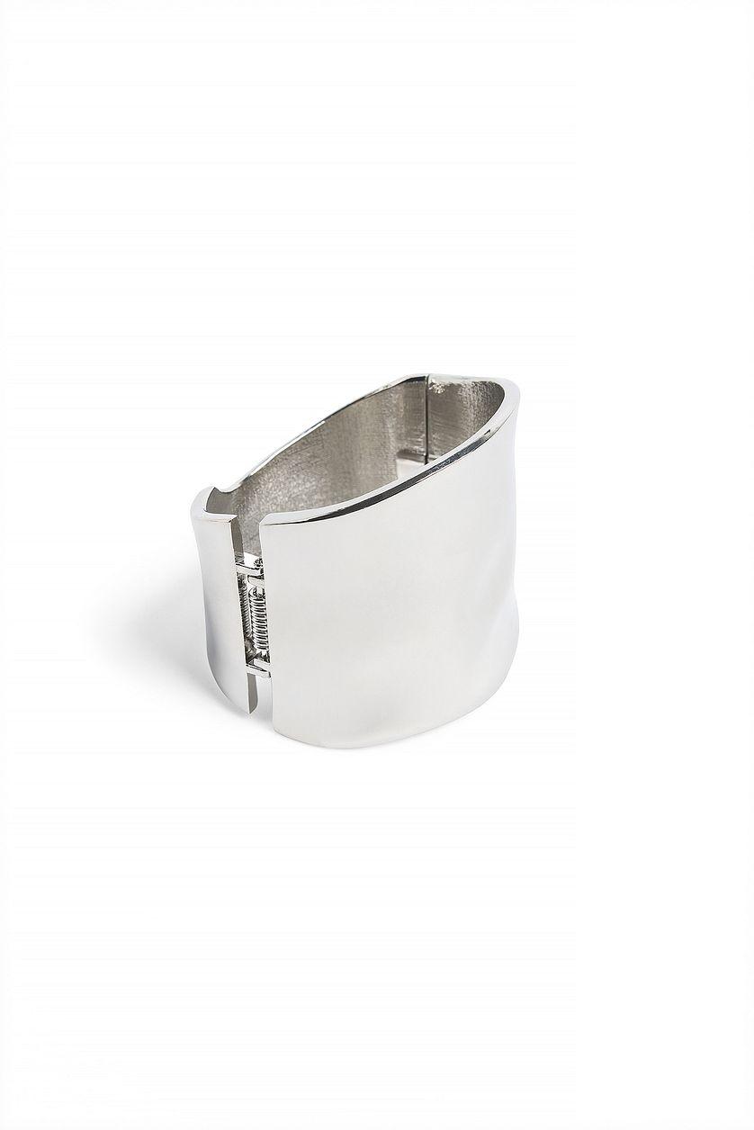 Wide Sculptural Bangle Bracelet Product Image