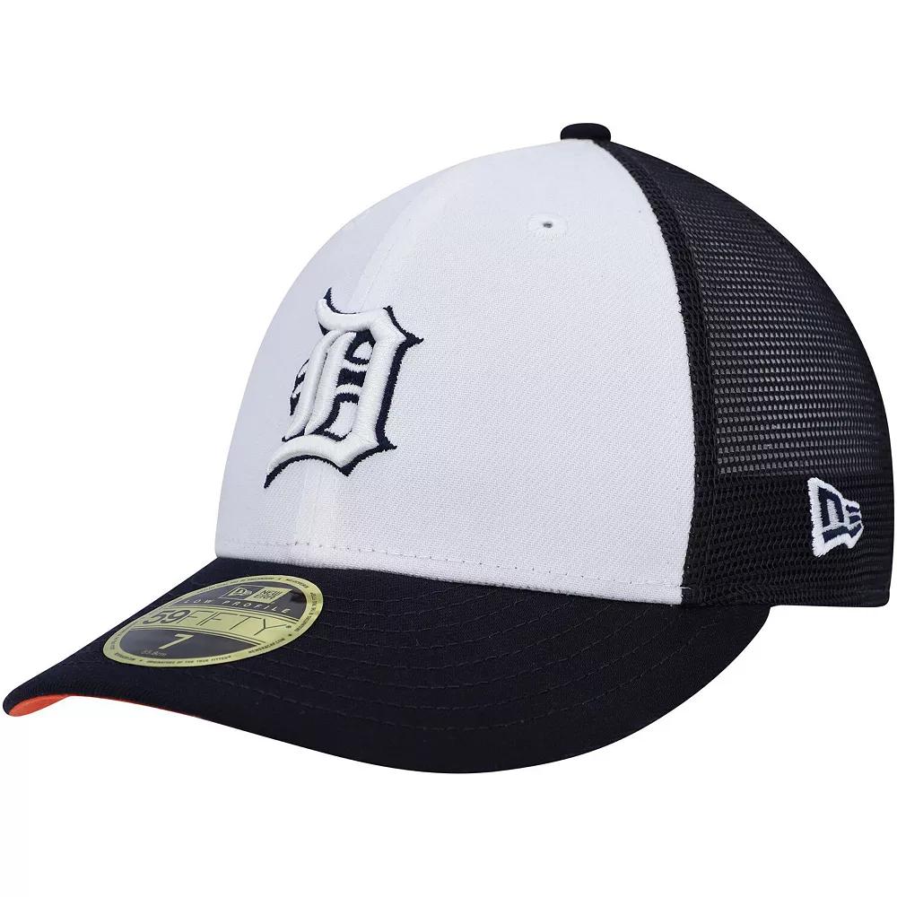 Men's New Era White/Navy Detroit Tigers 2023 On-Field Batting Practice Low Profile 59FIFTY Fitted Hat, Size: 7 3/4 Product Image