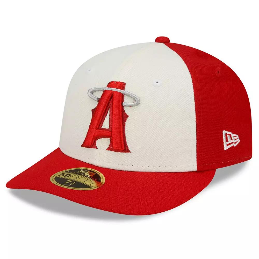 Men's New Era Red Los Angeles Angels 2022 City Connect Low Profile 59FIFTY Fitted Hat, Size: 7 3/8 Product Image