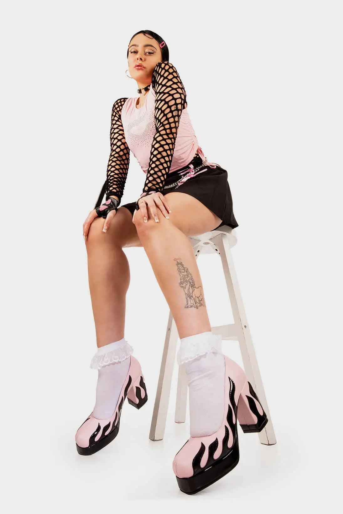 Changed Platform Heels Product Image