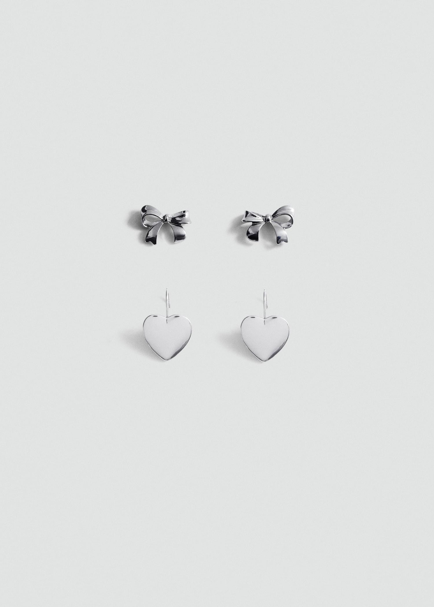 Combined earring set - Women | MANGO USA Product Image