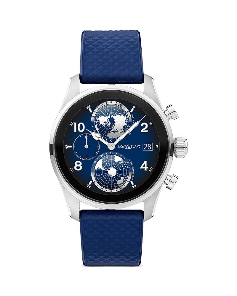 Mens Summit 3 Titanium, Rubber & Leather Smartwatch Product Image