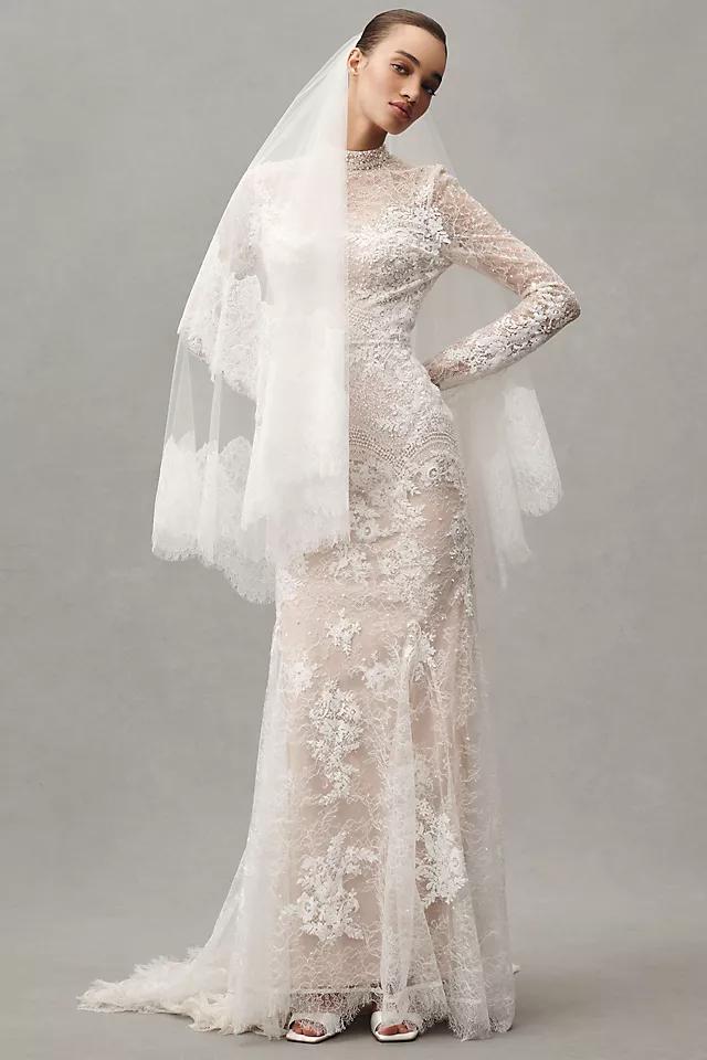 Watters Frances Fingertip Veil Product Image