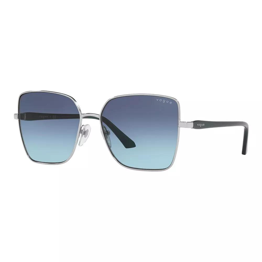 Women's Vogue VO4199S 58mm Gradient Butterfly Sunglasses, Silver Product Image