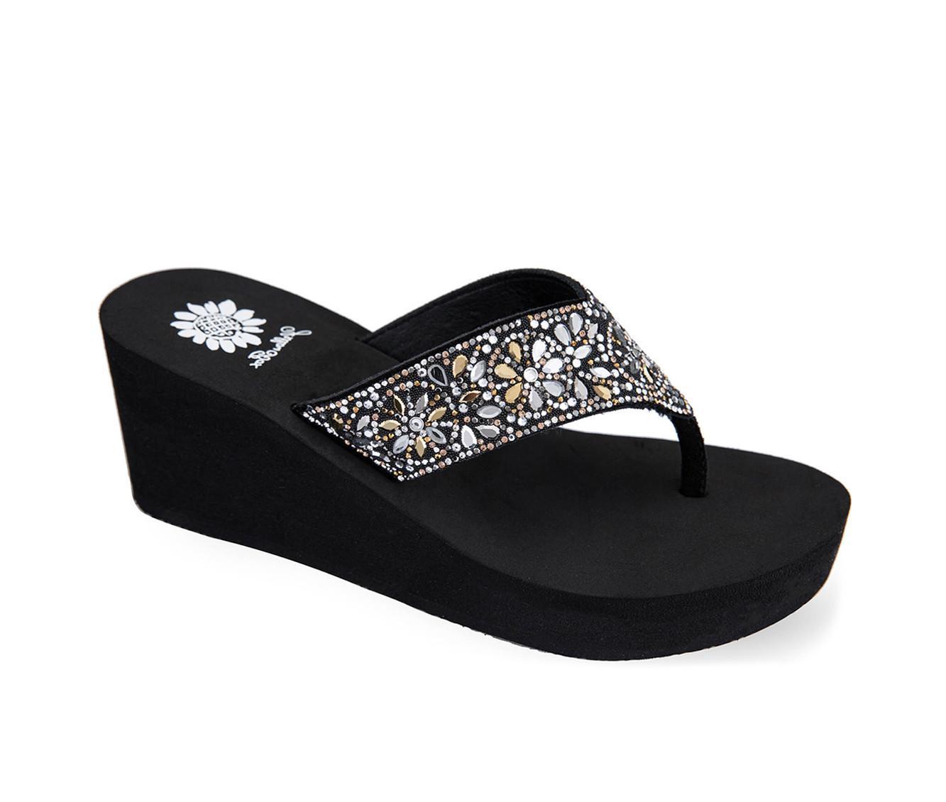 Women's Yellow Box Enola Flip-Flops Product Image