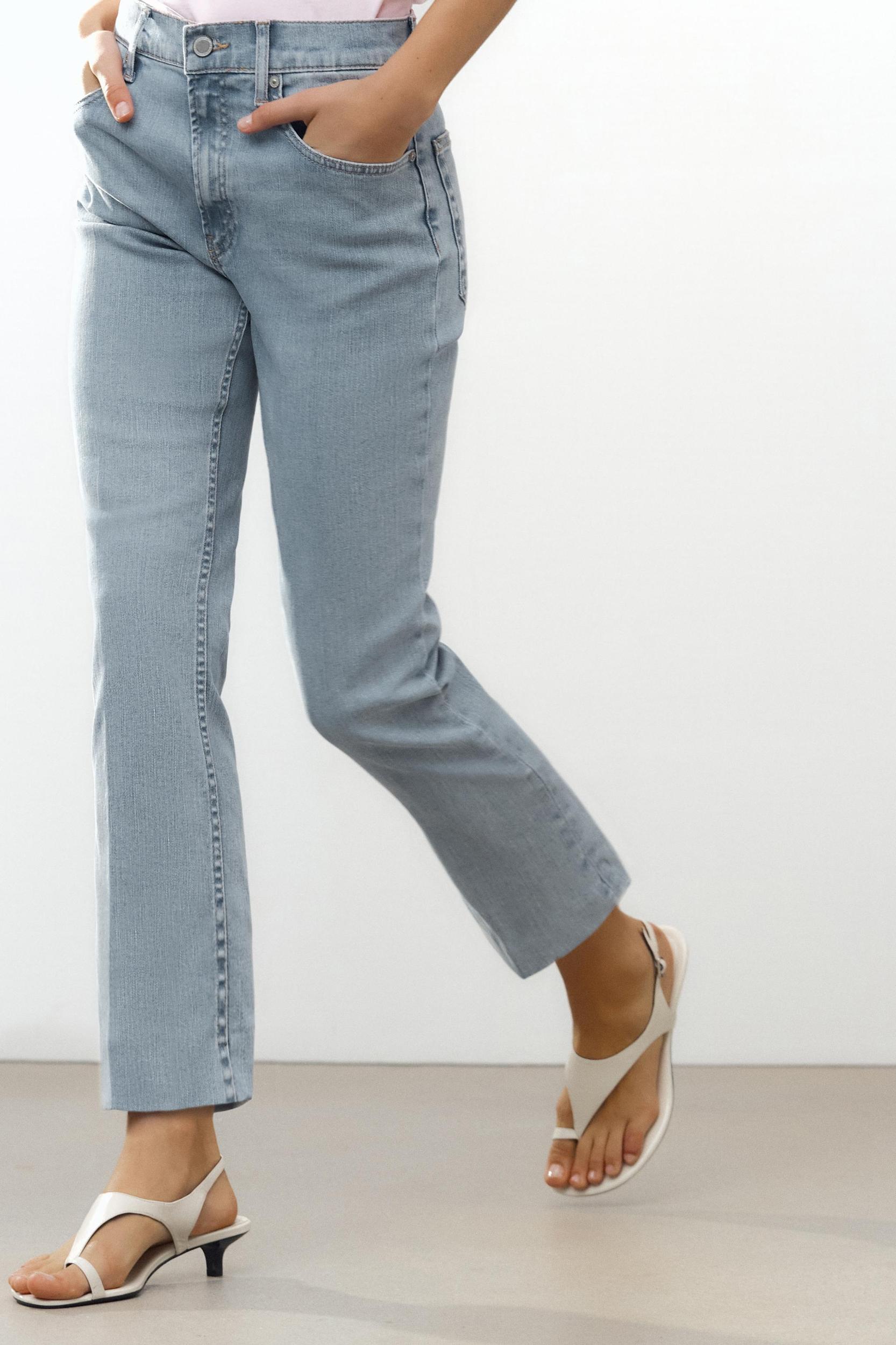 ZW COLLECTION HIGH WAIST WIDE LEG JEANS Product Image
