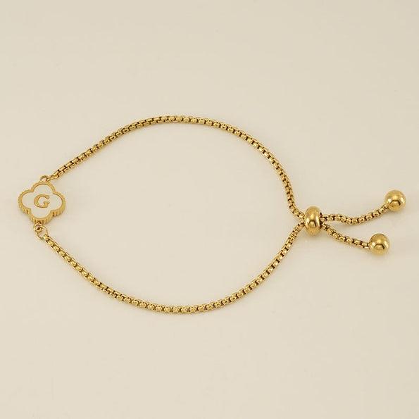 Clover Initial Bracelets Product Image