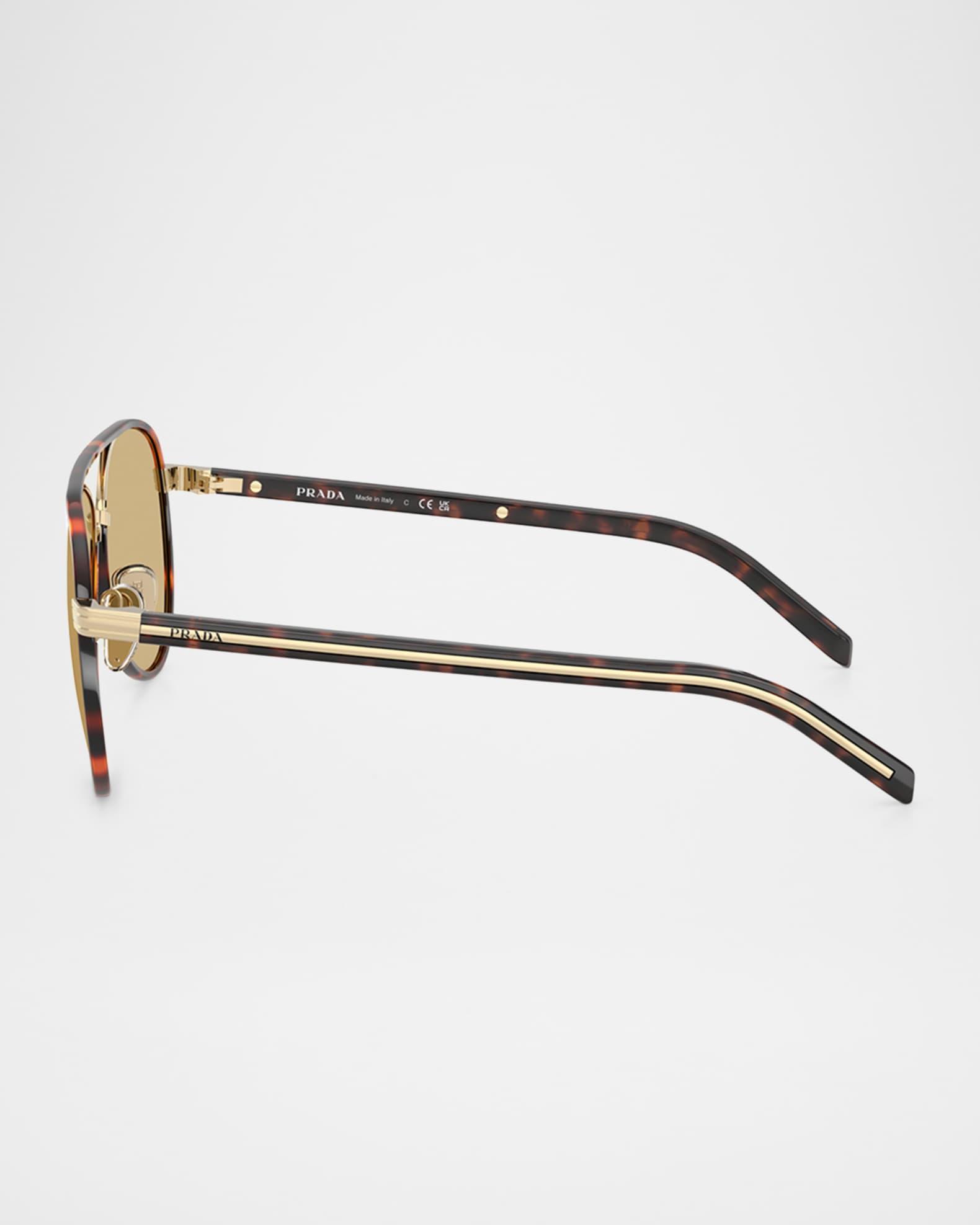 PR B57S Aviator Steel Sunglasses Product Image