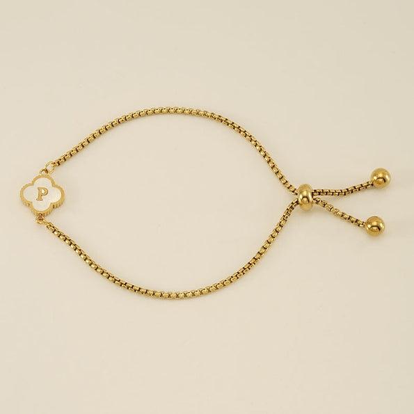 Clover Initial Bracelets Product Image