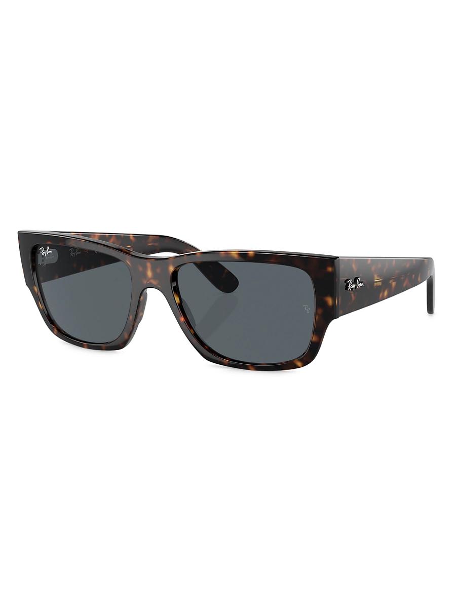 Ray-Ban Carlos Sunglasses Frame Blue Lenses Product Image