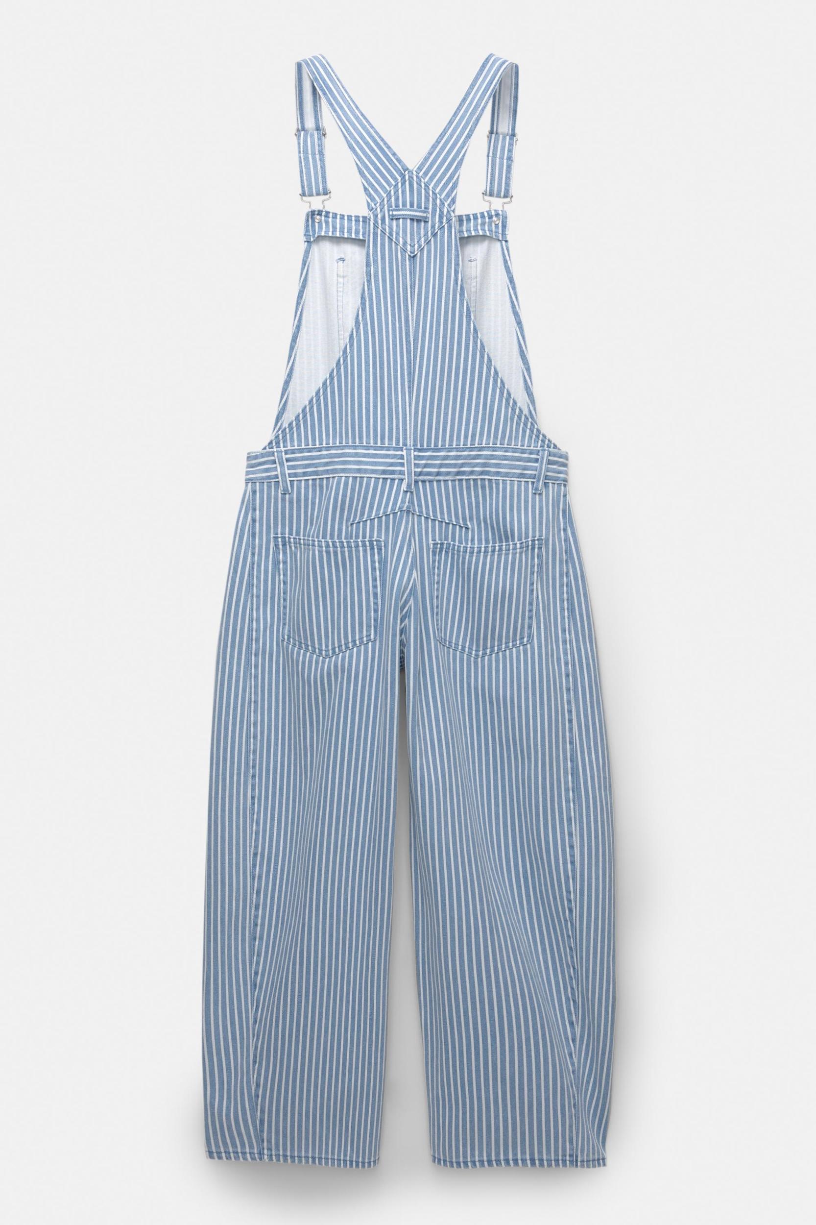Striped balloon overalls Product Image