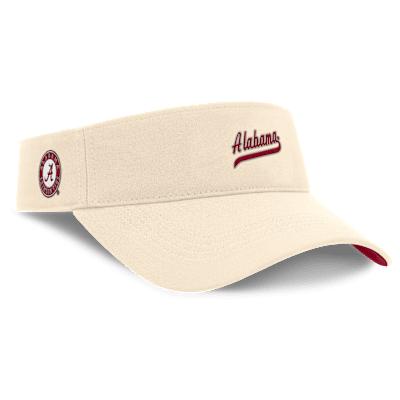 Men's Nike Natural Alabama Crimson Tide Primetime Ace Adjustable Visor, Beige Product Image