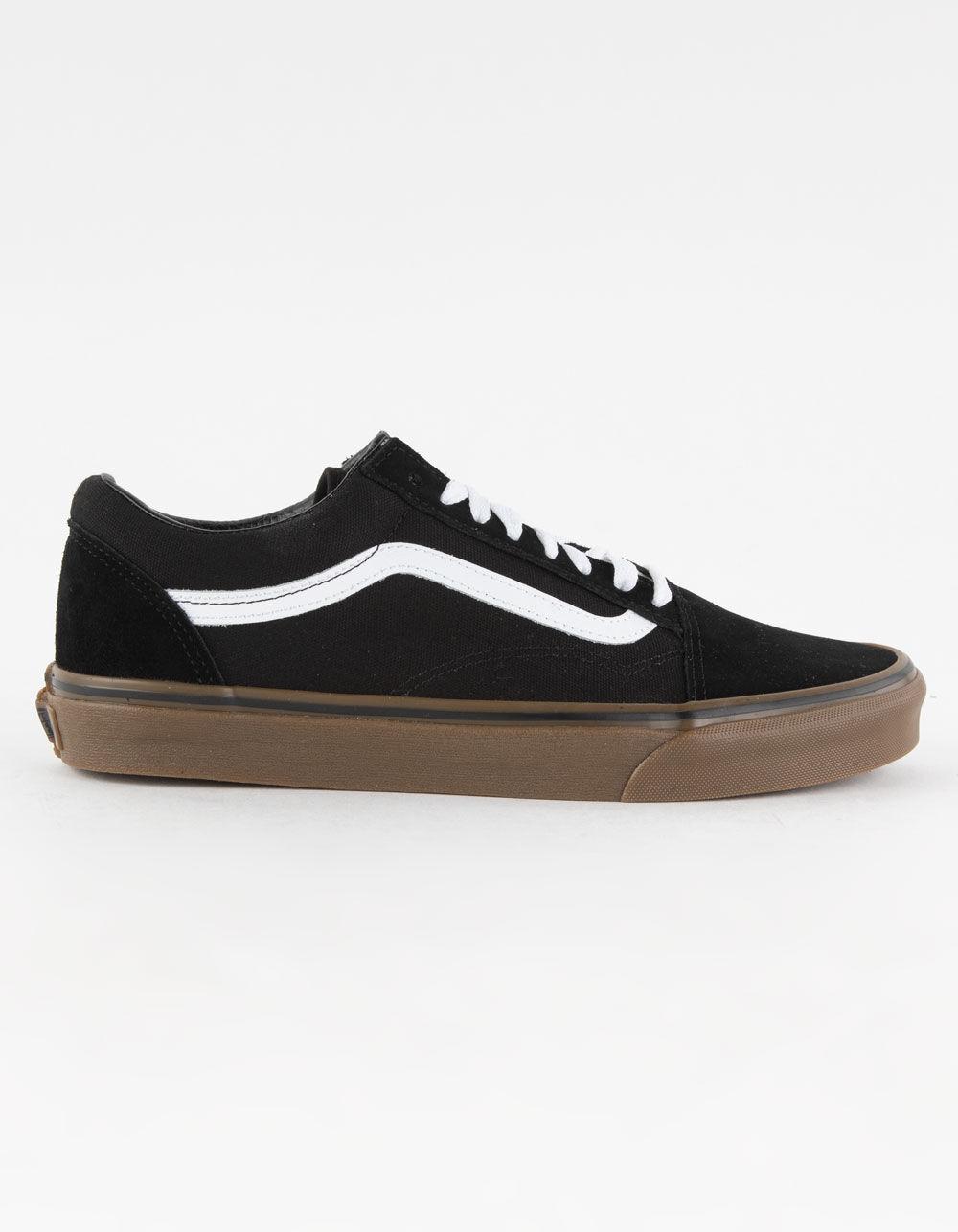 VANS Old Skool Gum Mens Shoes - BLK/KHAKI Product Image