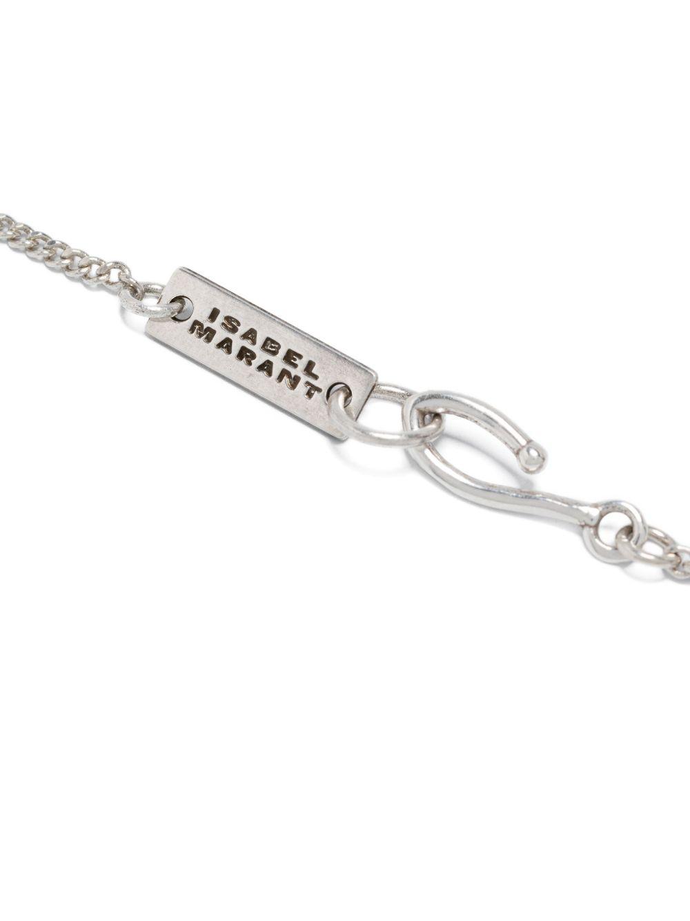 brass chain pendant necklace Product Image