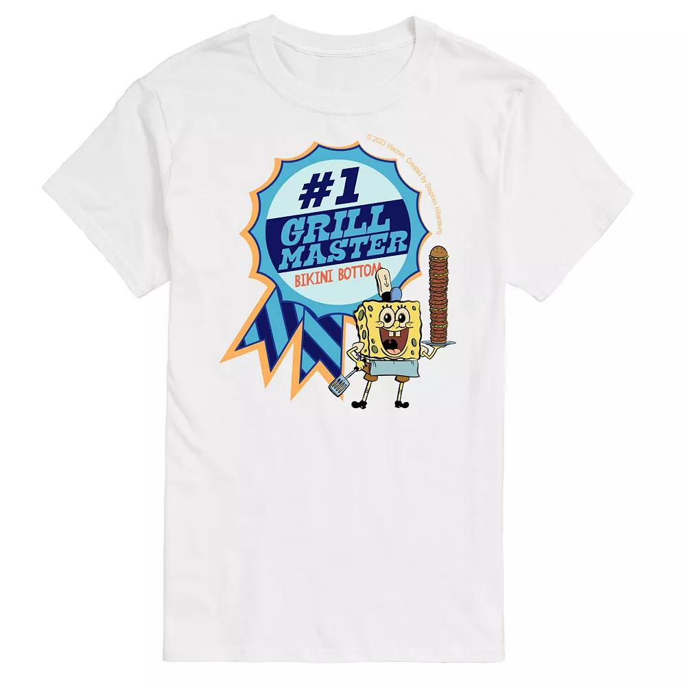 Big & Tall SpongeBob SquarePants Grill Master Blue Ribbon Graphic Tee, Men's,  Product Image
