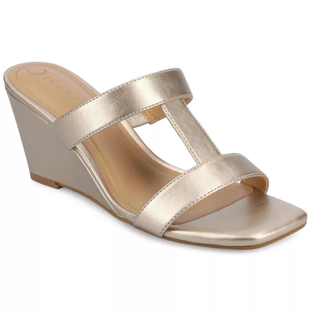 Journee Collection Womens Clodie Wedge Sandal Product Image