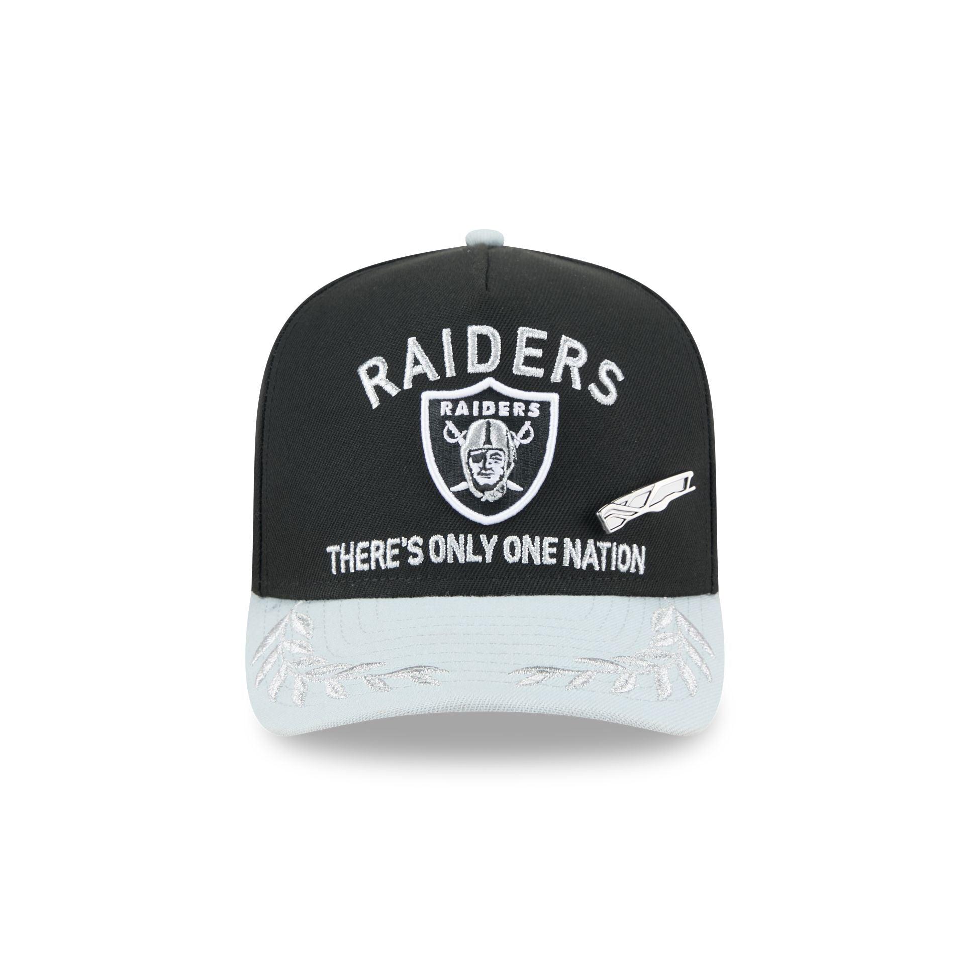 Las Vegas Raiders 2025 Draft Black 59FIFTY A-Frame Fitted Hat Male Product Image