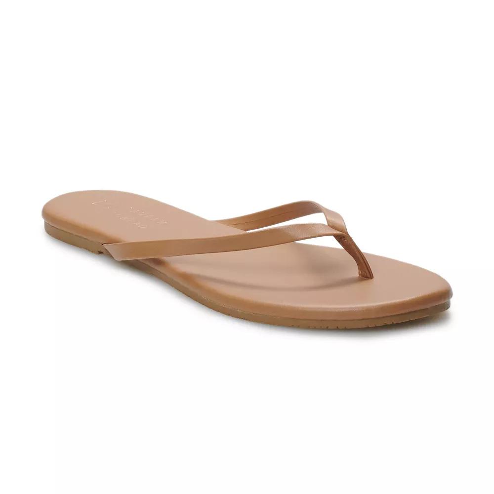 LC Lauren Conrad Honey Women's Flip Flop Sandals, Size: 7 Product Image
