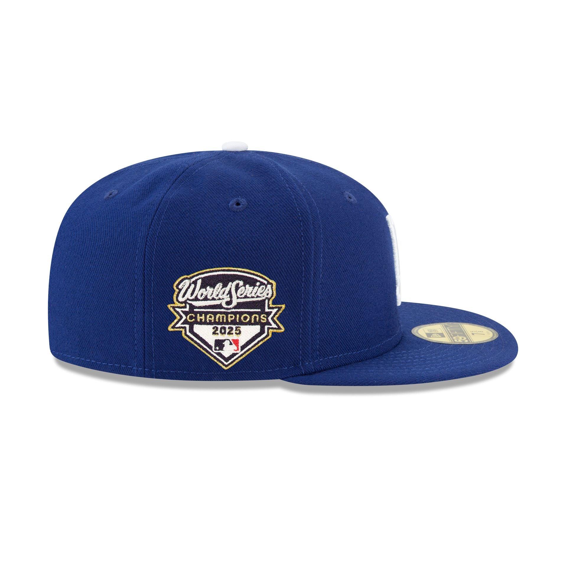 Los Angeles Dodgers 2025 World Series Champions Side Patch 59FIFTY Fitted Hat Male Product Image