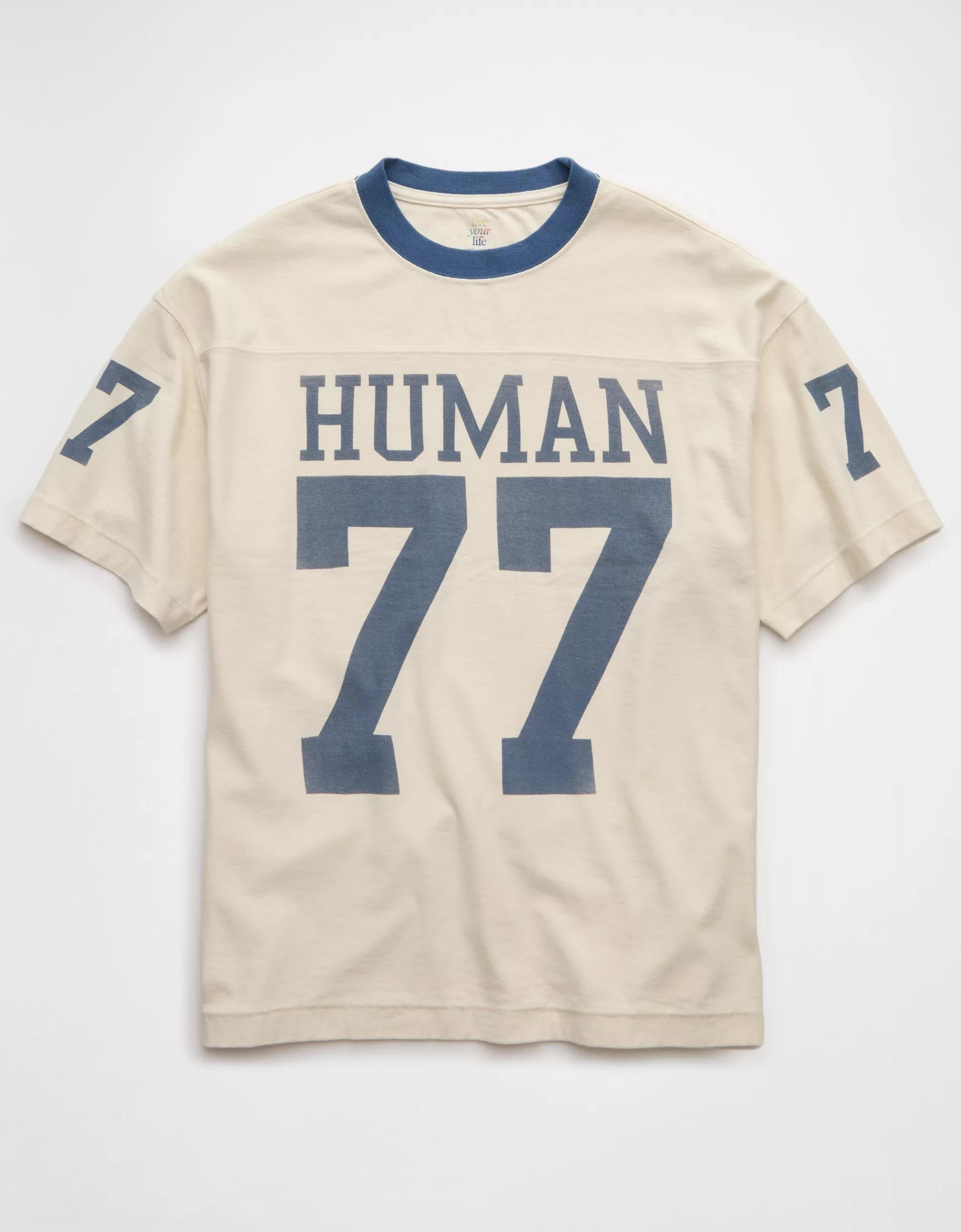 AE Pride Boxy Graphic Football T-Shirt Product Image