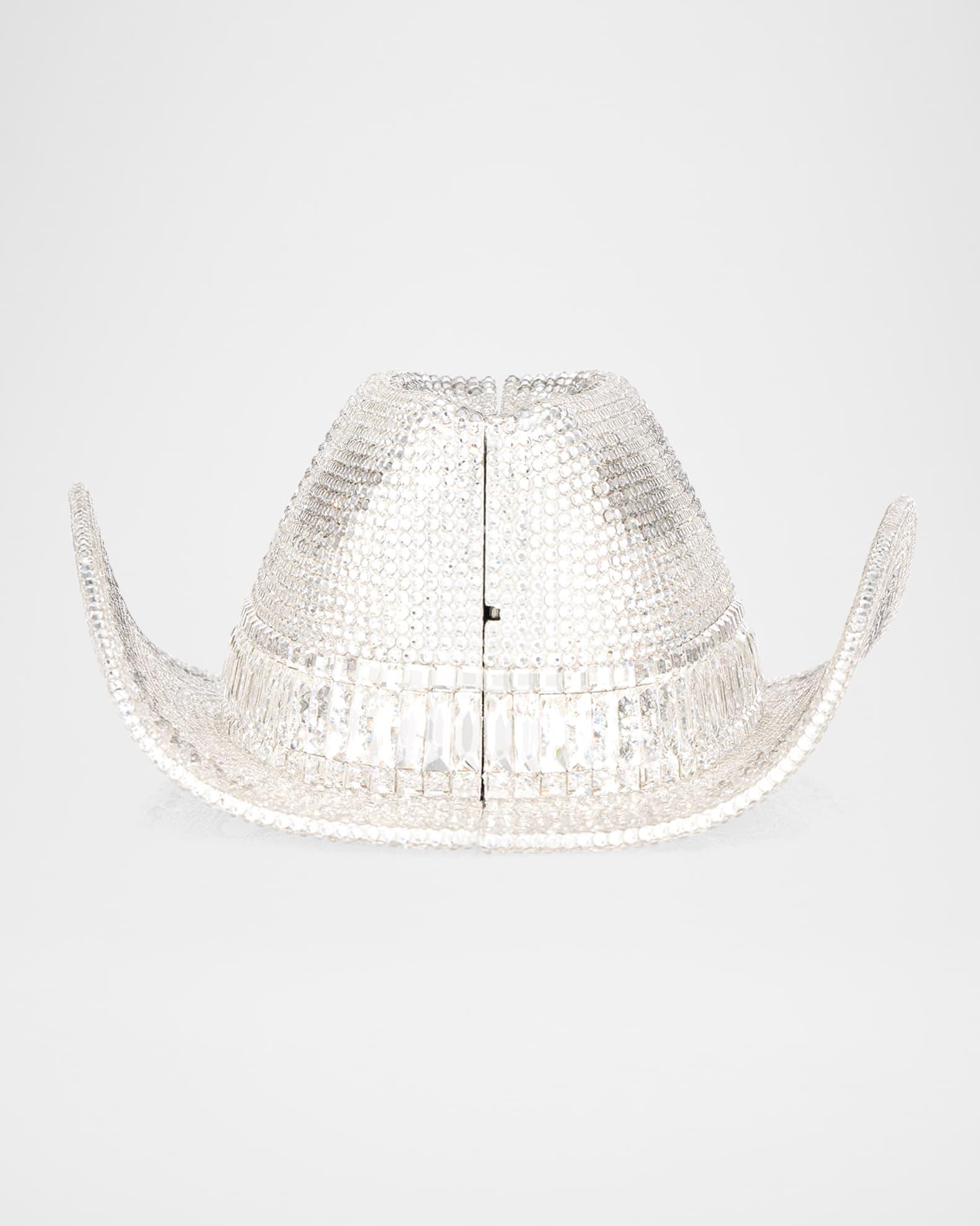 Crystal Cowboy Hat Clutch Bag Product Image