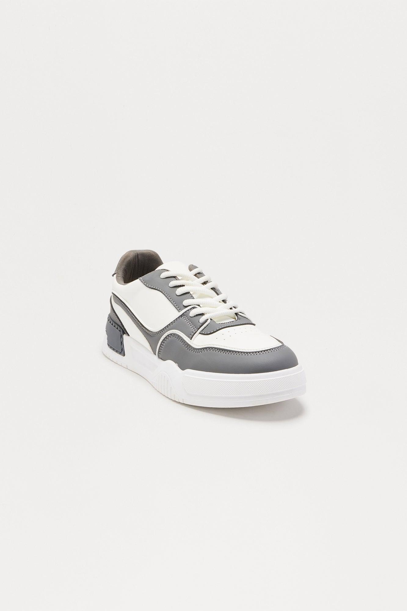 Major Step Chunky Paneled Sneaker - White/combo Product Image