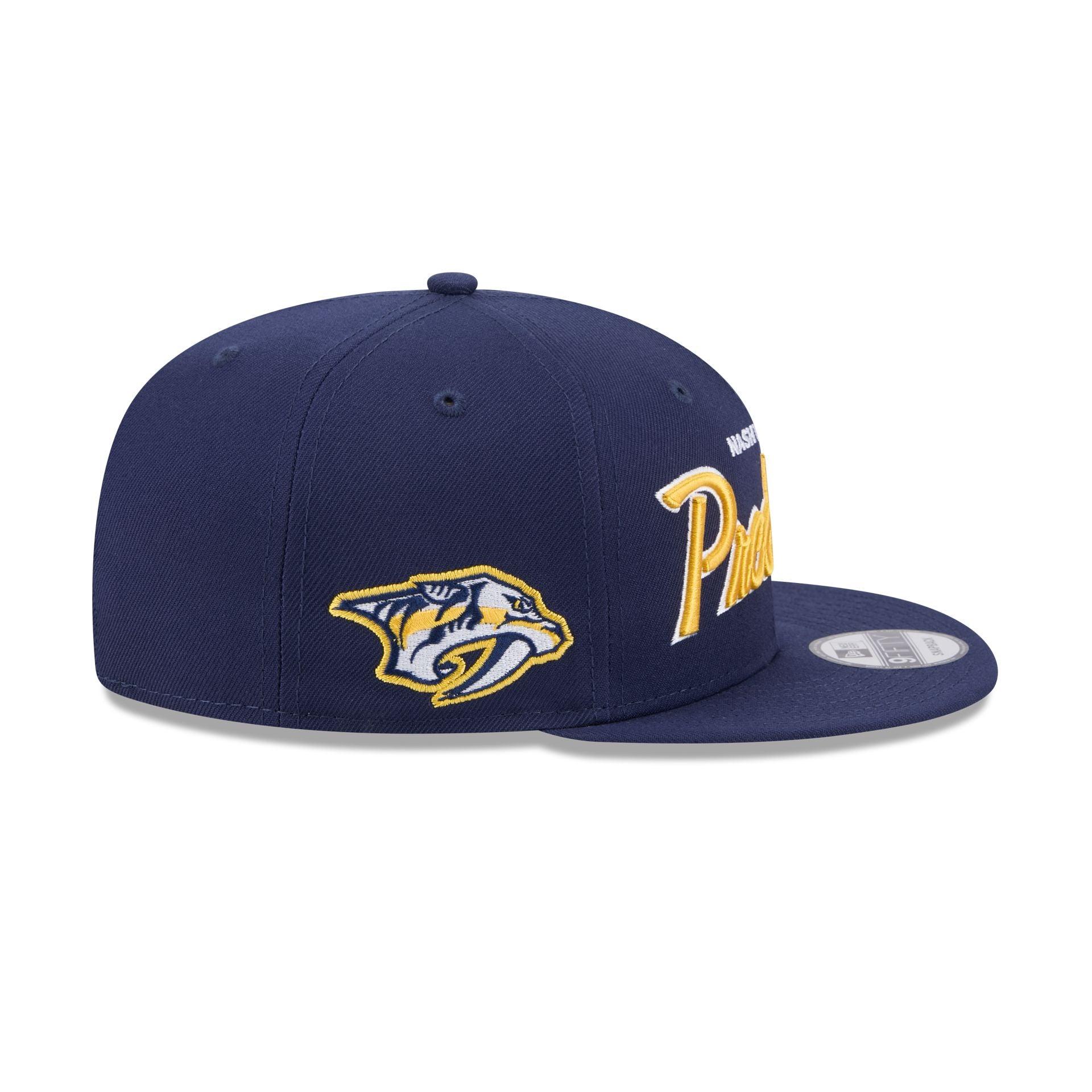 Nashville Predators Script 9FIFTY Snapback Hat Male Product Image