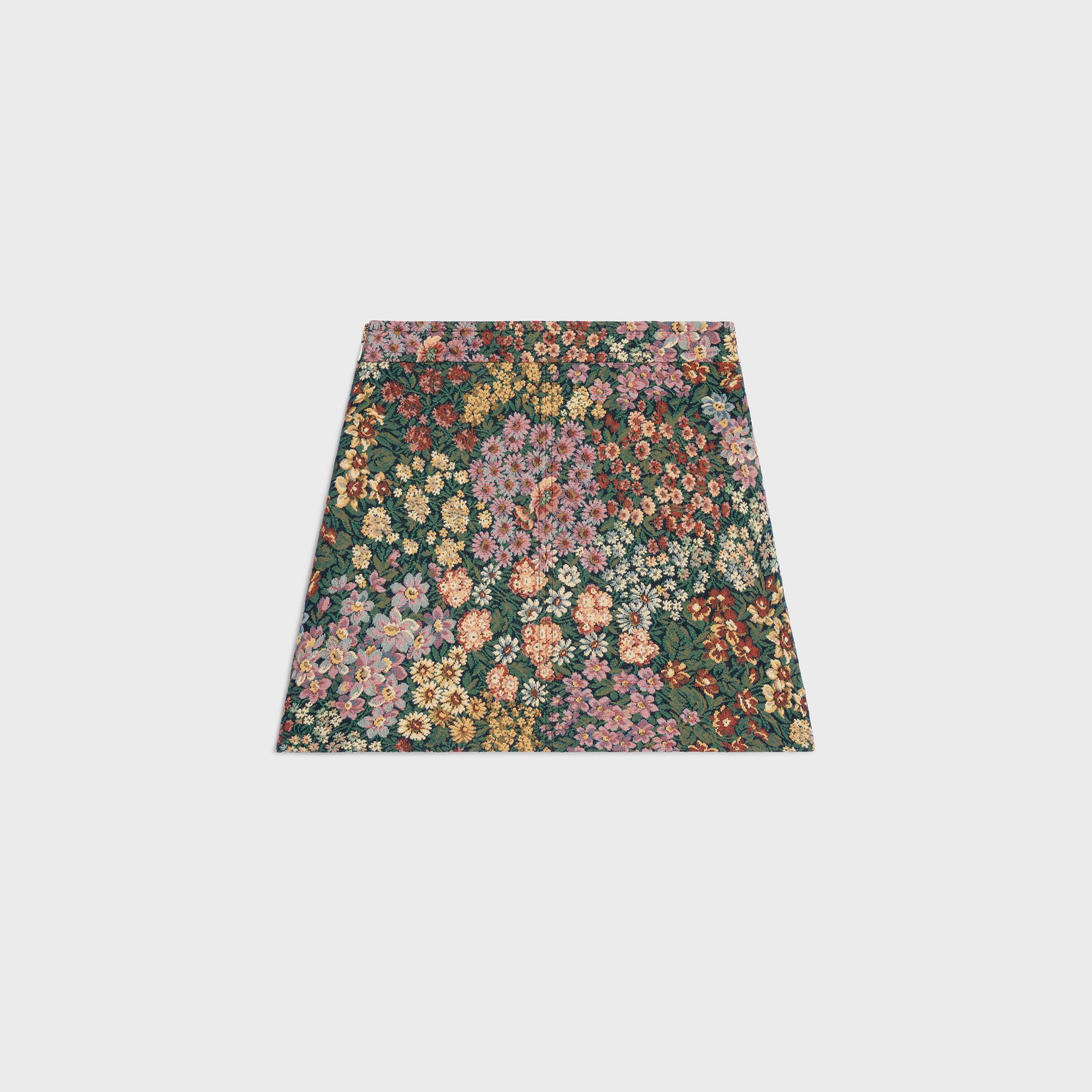 mini skirt IN cotton jacquard Product Image