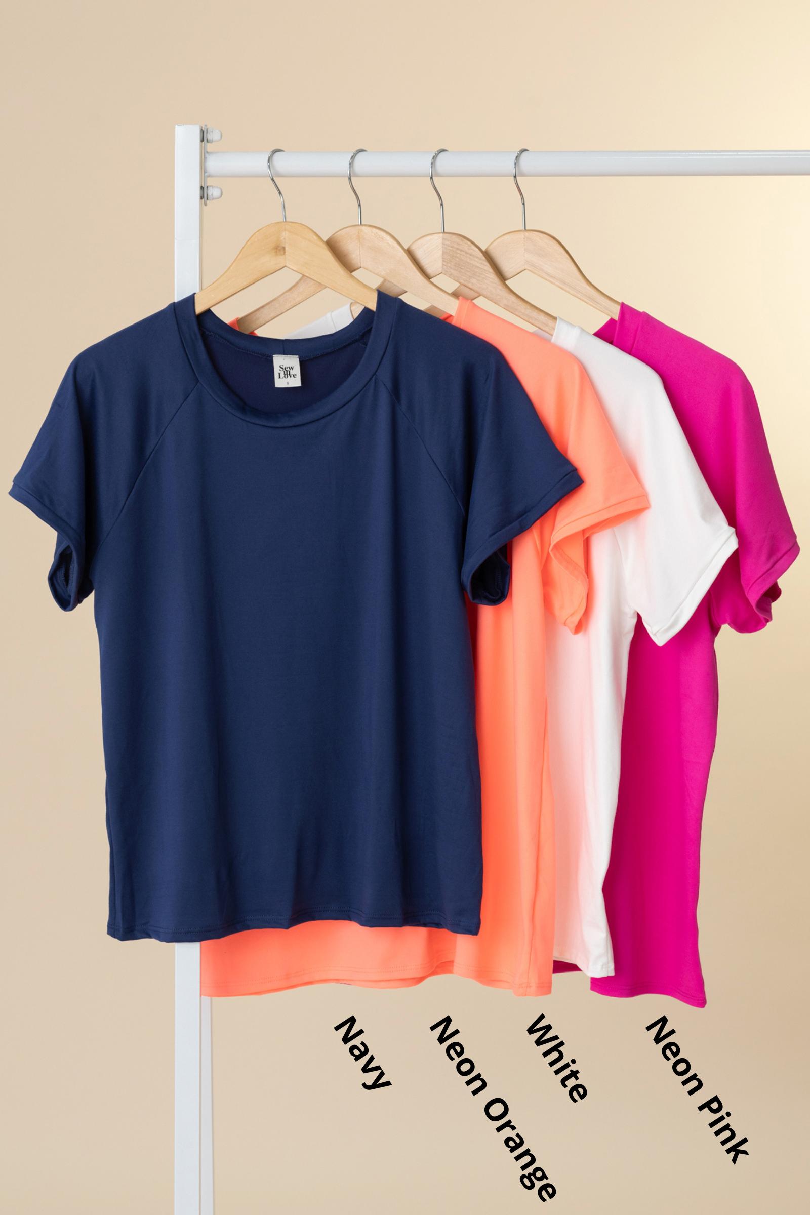 Cuffed Short Sleeve Knit Top Product Image