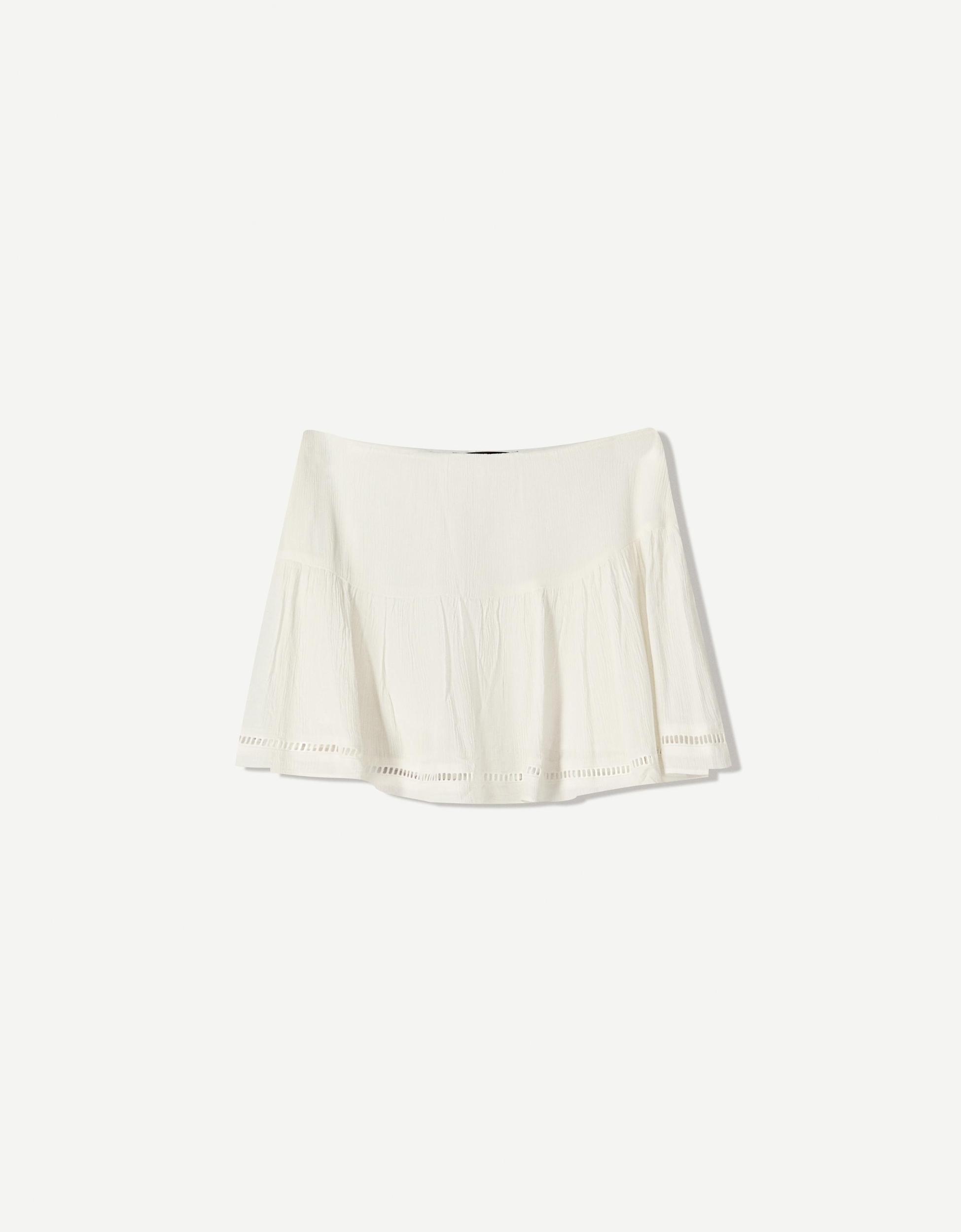 Textured mini skirt Product Image