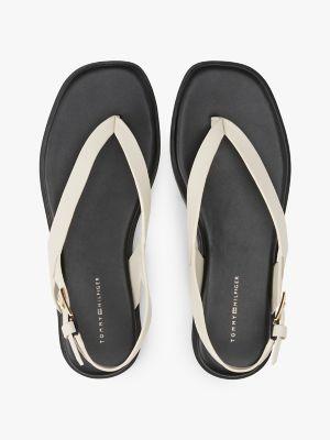 Flat Leather Slingback Sandal Product Image