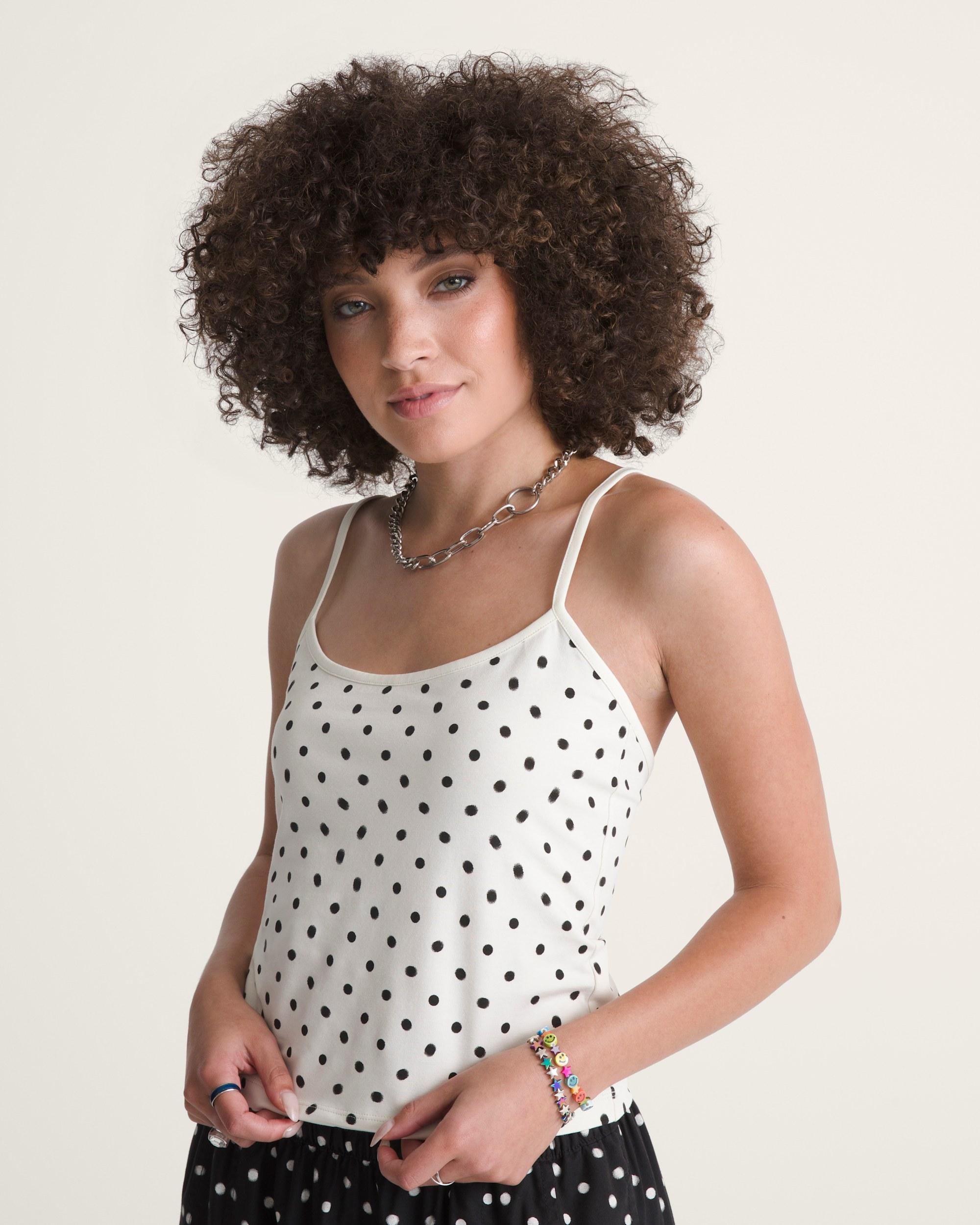 Cross Back Tank Top in Marshmallow White| Vans US Product Image