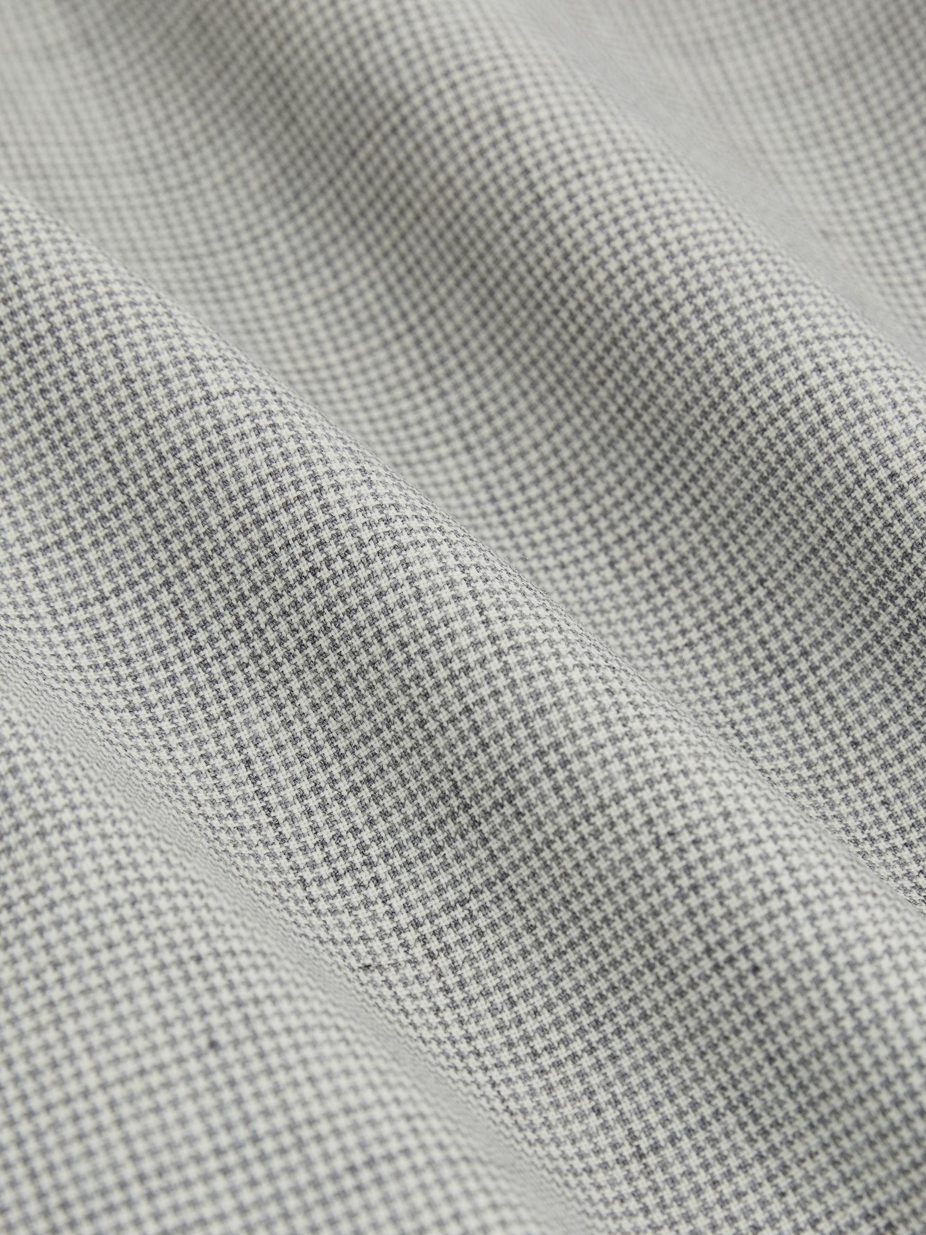 Single-Breasted Check Suit Blazer Slim-Fit in Grey Product Image